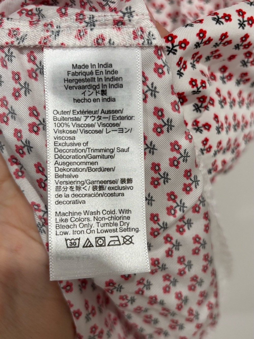 J. Crew Wren lace-trim shirtdress Floral Size 4 NWT - Picture 10 of 12